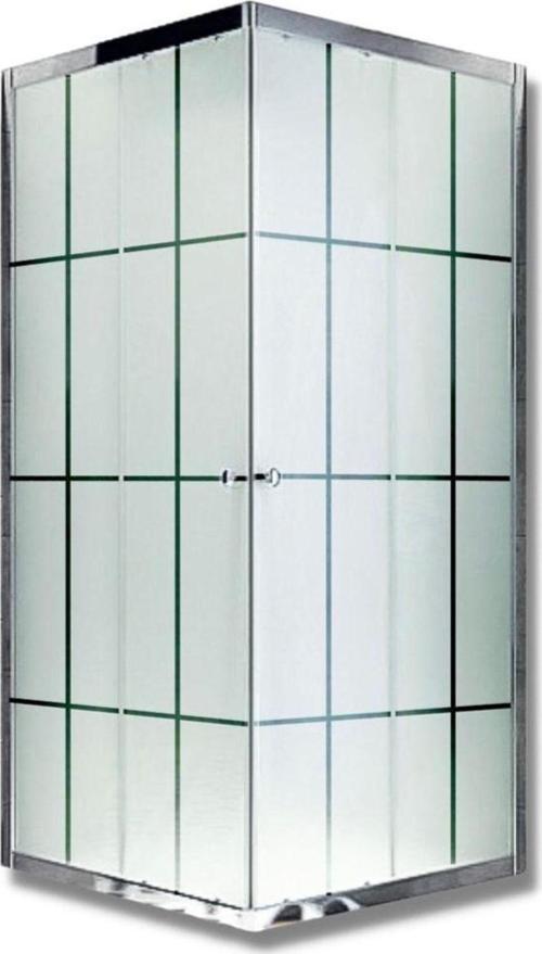 Duşakabin Kare Kumlama Karomat Desen Cam