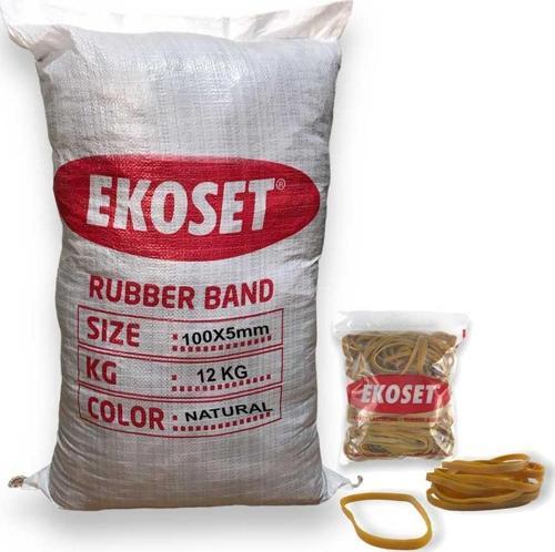 100x5mm Kauçuk Kalın Paket Lastiği 12 Kg 