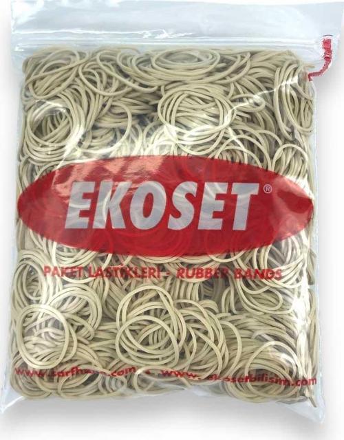 500 Adet Beyaz Küçük Paket Lastiği 40mm