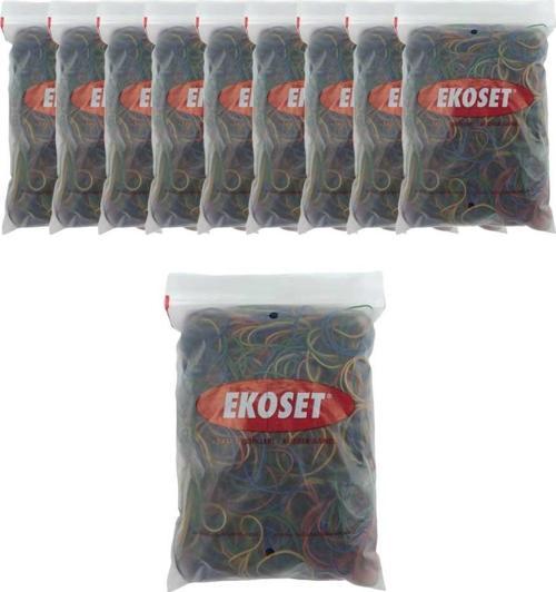 Renkli Para Lastiği Karışık 4 Renk 70mm 10.000 Adet