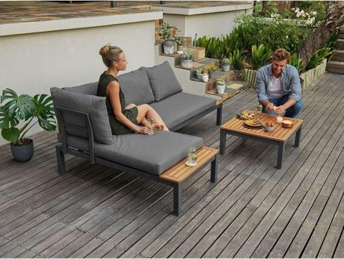 Ecotech Köşe Bahçe Takımı Oturma Grubu 2 + 2
