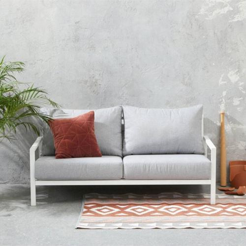 Paris Bahçe Oturma Koltuğu 2'li 140 Cm Beyaz