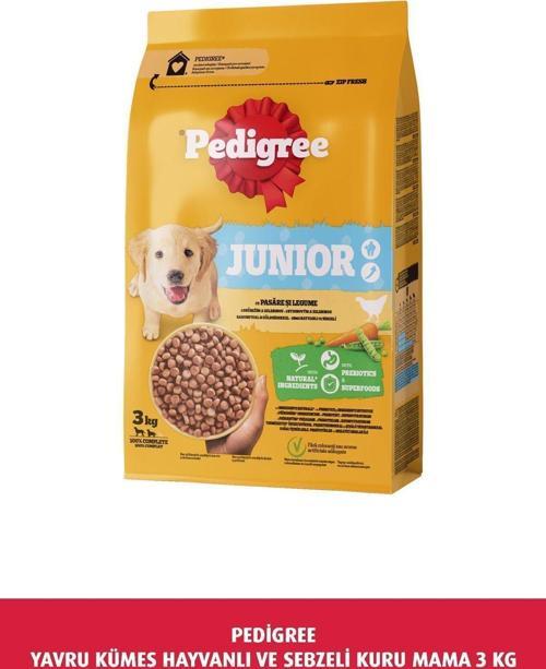 Yavru Kümes Hayvanlı Ve Sebzeli Kuru Mama 3 Kg