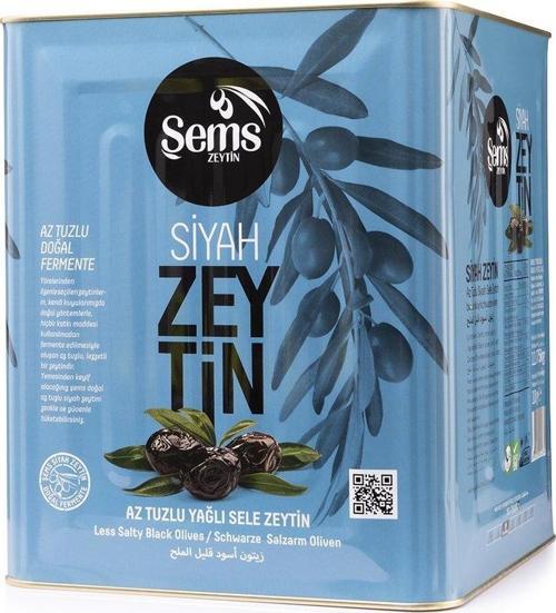 Siyah Zeytin Yağlı Sele 261-290 Kalibre İri Zeytin 10 KG