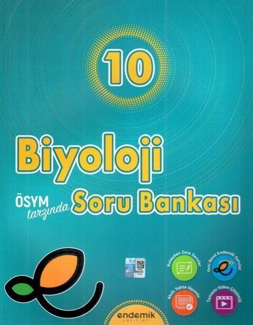 Endemik 10. Sınıf Biyoloji Soru Bankası Endemik Yayınları