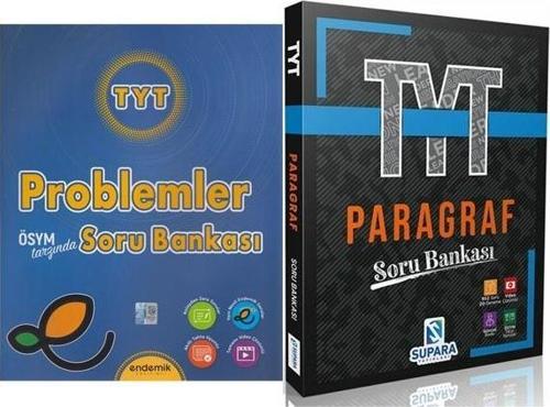 Supara Yayınları TYT Paragraf ve Endemik Problem Soru Bankası 2 Kitap Set