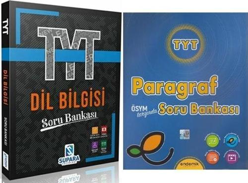 Supara Yayınları TYT Dil Bilgisi Soru ve Endemik TYT Paragraf Soru Bankası 2 Kitap Set