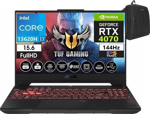 Tuf Gaming F15 FX507VI-LP096 13. Nesil Intel I7-13620H 32GB Ddr5 Ram 2tb SSD WINDOWS11PRO 15.6 Inç Fhd 144Hz 8GB/RTX4070 140W Taşınabilir Bilgisayar FX507VI-LP09639 + Weblegelsin Çanta