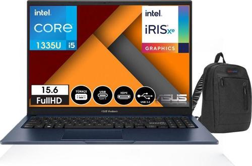 Vivobook X1504VA-NJ082 Intel I5-1335U 16GB 1tb SSD 15.6" WINDOWS11PRO Fhd Dizüstü Bilgisayar X1504VA-NJ08239 + Weblegelsin Çanta