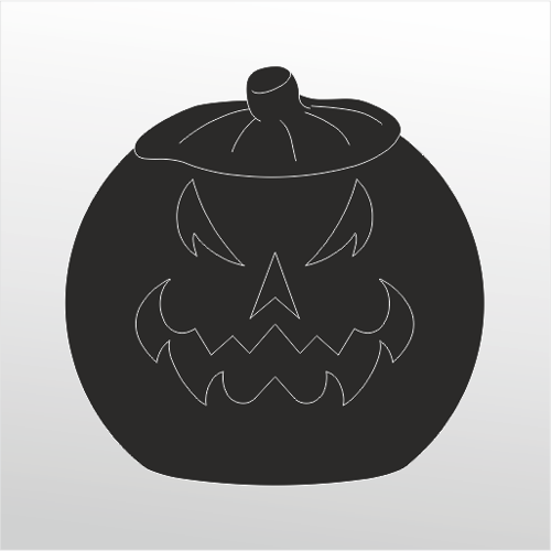 Folyo Sticker Kızgın Kabak 130cm Uzunluk