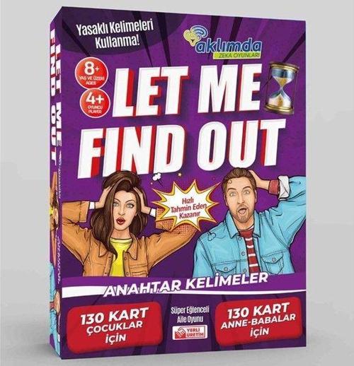 Let Me Find Out (Anahtar Kelimeler)