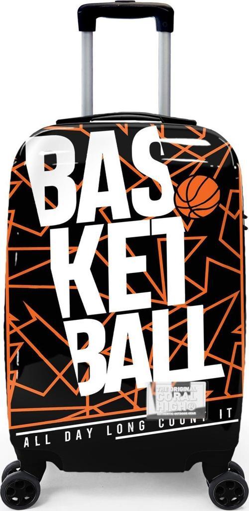 Basketbol Desenli Kabin Boy Valiz (50cm) 16545
