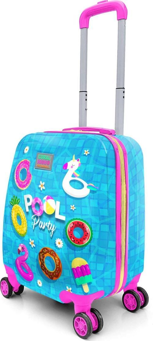 Kids Havuz Parti Desenli Çocuk Valizi 16780