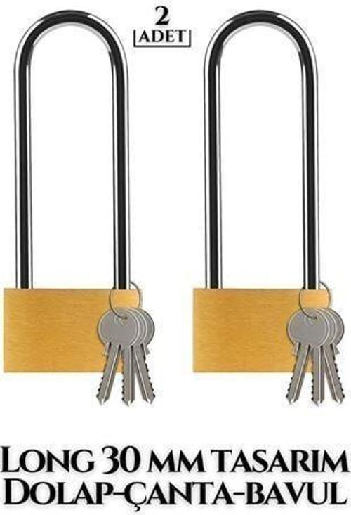 Long 30 mm Dolap Çanta Bavul Kilidi 2 ADET 718882