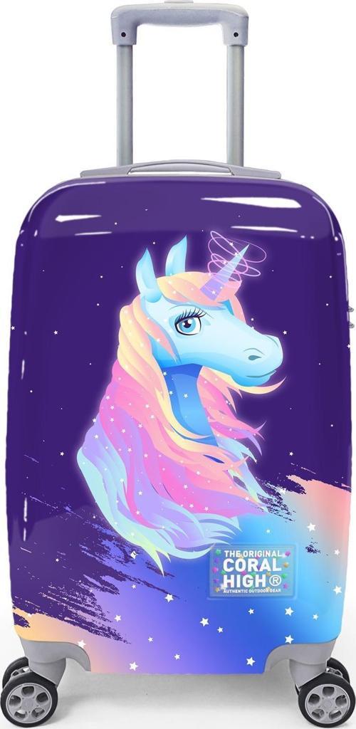 Unicorn Desenli Kabin Boy Valiz (50cm) 16540