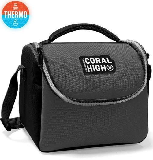 Kids Koyu Gri Siyah Thermo Beslenme Çantası 11841