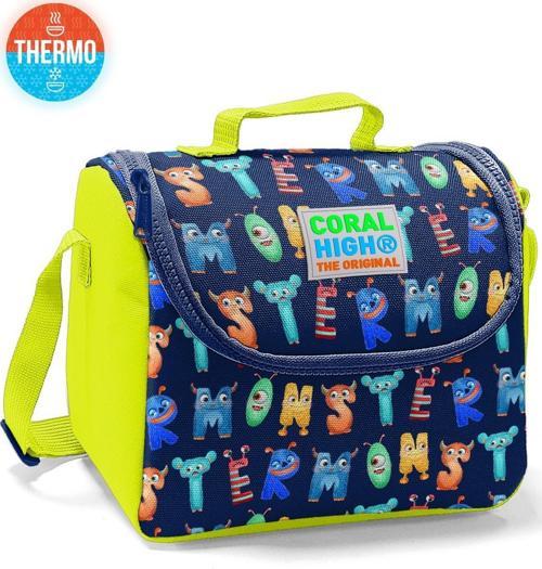 Kids Lacivert Fosforlu Sarı Thermo Beslenme Çantası 22726
