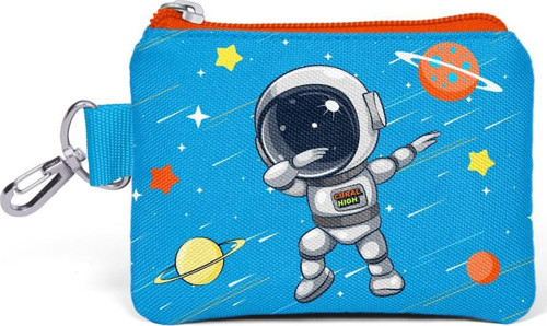Kids Lacivert Mavi Astronot Desenli Bozuk Para Çantası 21876