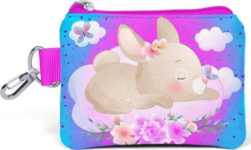 Kids Mavi Pembe Tavşan Desenli Bozuk Para Çantası 21836