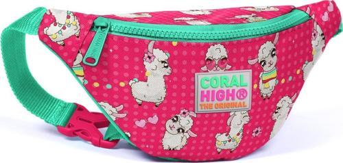 Kids Neon Mercan Alpaka Desenli Bel Çantası 22564