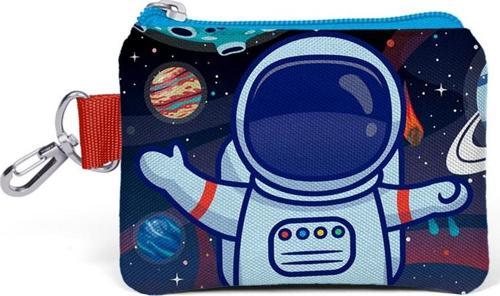Kids Saks Mavi Astronot Desenli Bozuk Para Çantası 21824