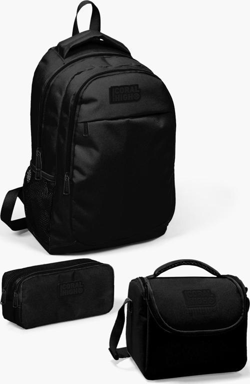 Kids Siyah 3’lü Okul Çanta Seti SET0114398