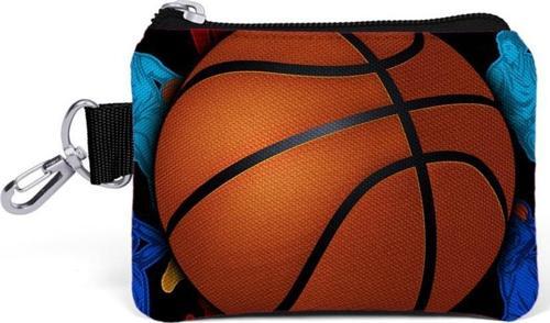 Kids Siyah Basketbol Toplu Bozuk Para Çantası 21732