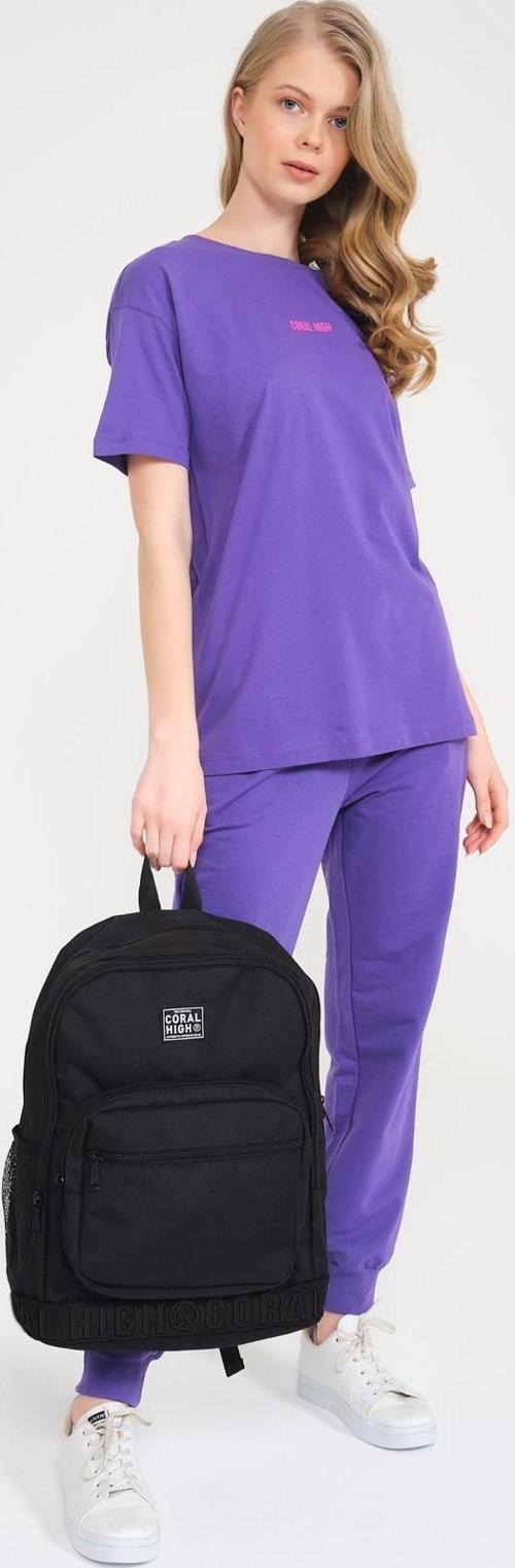 Nakış Logolu USB Şarjlı Kulaklık Çıkışlı Black Sırt Çantası 24111