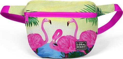 Pembe Flamingolu Bel Çantası 22592