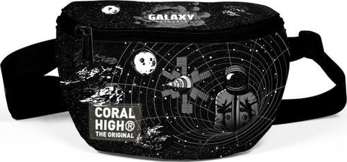 Siyah Galaxy Desenli Bel Çantası 11552