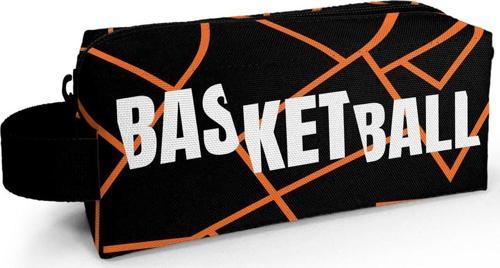 Kids Turuncu Siyah Basketbol Kalem Çantası 22079