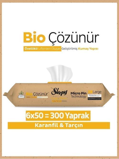 Easy Clean Bio Çözünür Karanfil Ve Tarçın Yüzey Temizlik Havlusu 6x50 (300 YAPRAK)