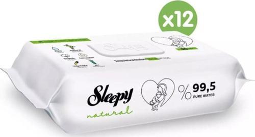 Sleppy Natural Islak Havlu 12x90lı