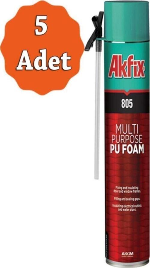 805 Çok Amaçlı Poliüretan Pipetli Pu Köpük 850 g  5 Adet