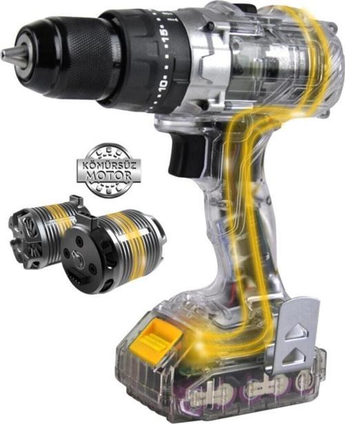 18v Kömürsüz Akülü Darbeli Matkap Akü Hariç Rtx2014b