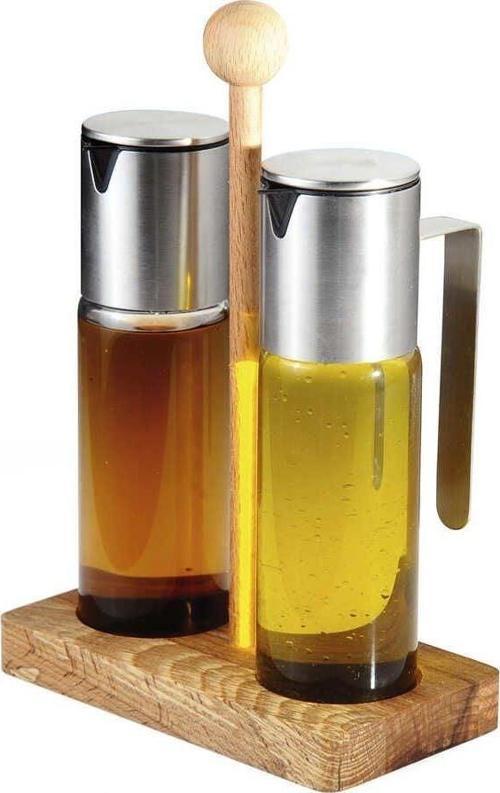 Ahşap Standlı İkili Yağdanlık GRV-3002