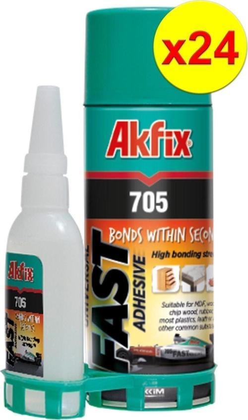 705 Mdf Kit Hızlı Yapıştırıcı 200ml + 50gr 24 Adet