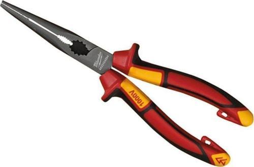 T4932464564 Ağır Hizmet Tipi  Izoleli Karga Burun Pense 205mm