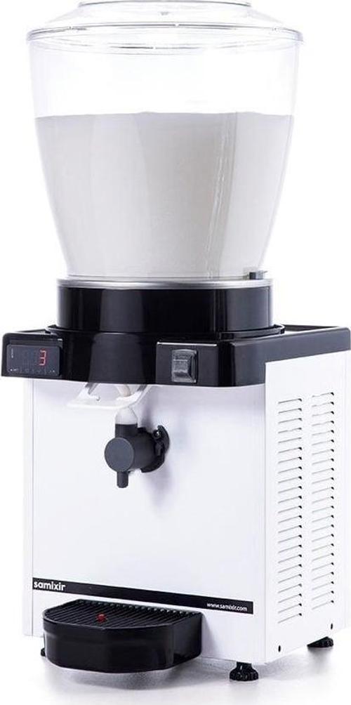 SAMIXIR KAM22 Panoramik Köpüklü Ayran Dispenseri  22 L Beyaz KAM22.DW