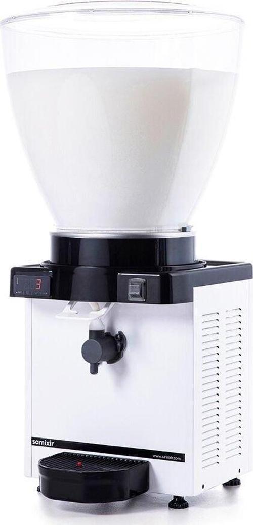 SAMIXIR KAM40 Panoramik Köpüklü Ayran Dispenseri  40 L Beyaz KAM40.DW