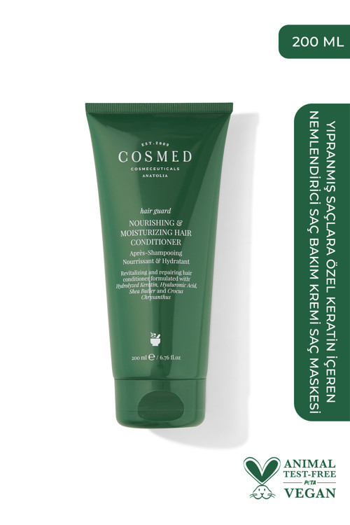 Yıpranmış Saçlara Özel Keratin içeren Nemlendirici Saç Bakım Kremi Saç Maskesi HAIR GUARD