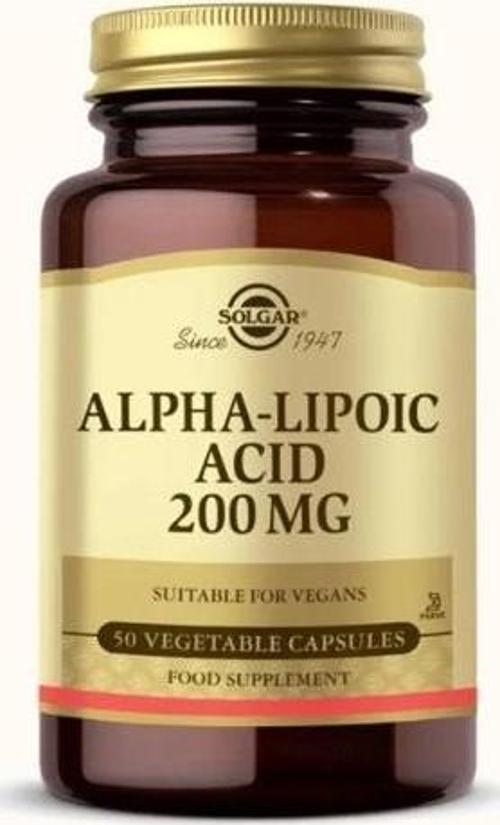 Alpha Lipoic Acid 200 mg 50 Kapsül