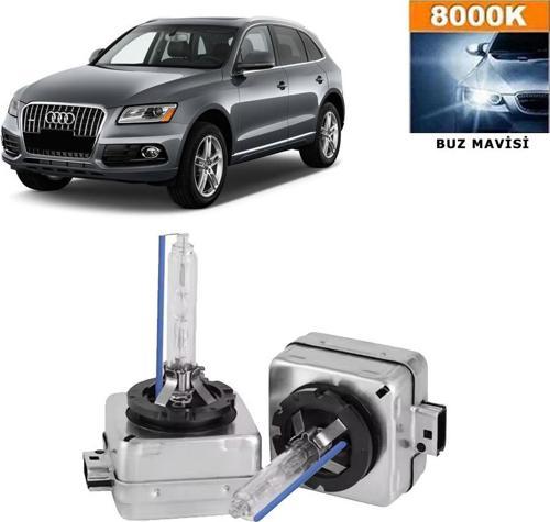 Audi Q5 2009-2016 D3S / D3R 8000K Buz Mavisi HID Xenon Ampul 2 Adet