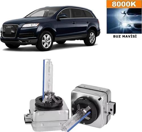 Audi Q7 2009-2014 D3S / D3R 8000K Buz Mavisi HID Xenon Ampul 2 Adet
