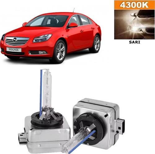 Ople Insignia COSMO 2014-2017 D3S / D3R 4300K Sarı HID Xenon Ampul 2 Adet