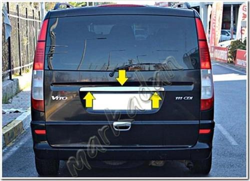 Mercedes Vito Krom Bagaj Çıtası 2004-2014 P.Çelik