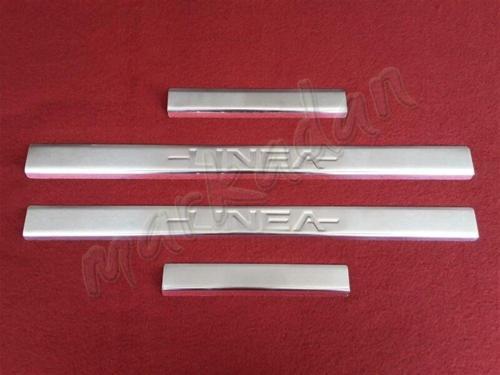 Fiat Linea Krom Kapı Eşiği 2006-2018 4 Parça P.Çelik