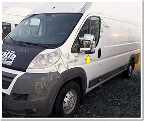 Citroen Jumper Krom Ayna Kapağı 2006 Sonrası 2 Parça Abs Krom