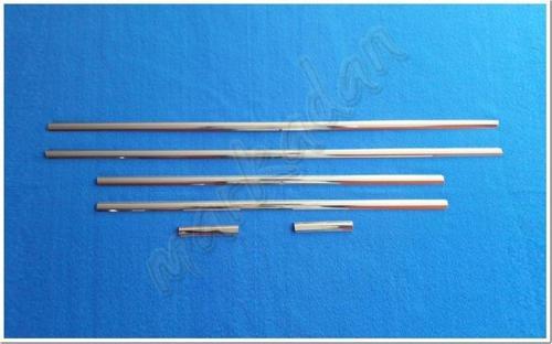 Hyundai i20 Krom Cam Çıtası 2008-2014 6 Parça Paslanmaz Çelik