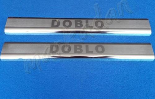 Fiat Doblo Krom Kapı Eşiği 2000-2012 2 Parça Paslanmaz Çelik